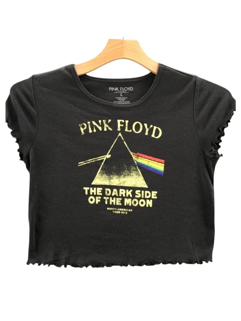 PINK FLOYD The Dark Side Of The Moon Cropped Tee